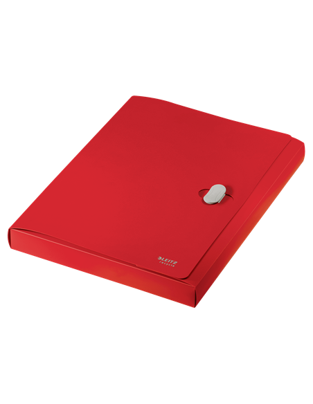 CARPETA POLIPROPILENO DE PROYECTOS 38MM Y CIERRE BROCHE GIRATORIO A4 RECYCLE ROJO LEITZ 46230025