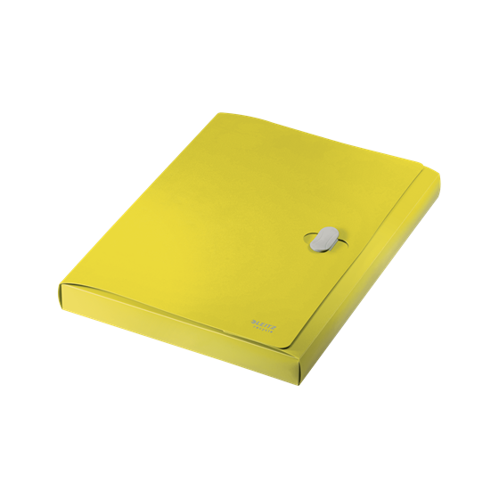 CARPETA POLIPROPILENO DE PROYECTOS 38MM Y CIERRE BROCHE GIRATORIO A4 RECYCLE AMARILLO LEITZ 46230015