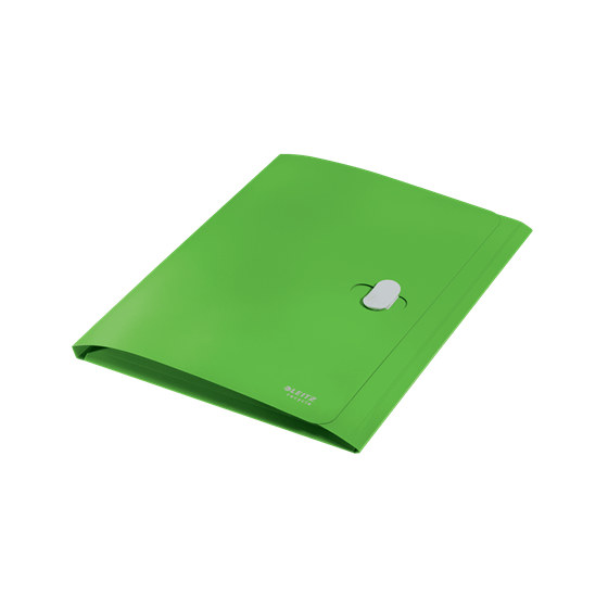 CARPETA POLIPROPILENO 3 SOLAPAS Y CIERRE BROCHE GIRATORIO A4 RECYCLE VERDE LEITZ 46220055