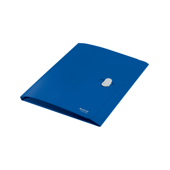 CARPETA POLIPROPILENO 3 SOLAPAS Y CIERRE BROCHE GIRATORIO A4 RECYCLE AZUL LEITZ 46220035