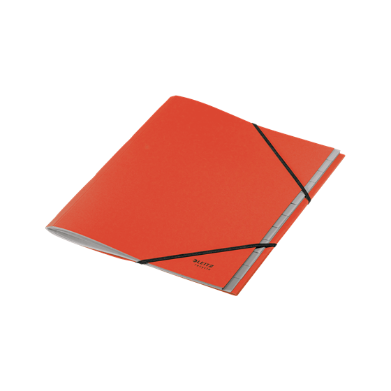 CARPETA CLASIFICADORA DE CARTON 12 POSICIONES A4 RECYCLE 100% ROJO LEITZ 39150025