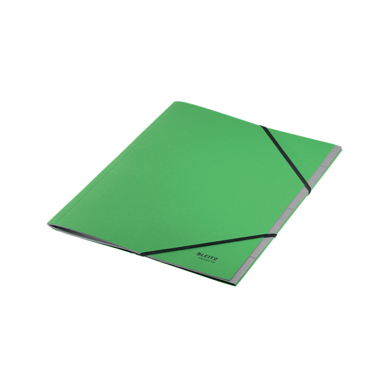 CARPETA CLASIFICADORA DE CARTON 6 POSICIONES A4 RECYCLE 100% VERDE LEITZ 39140055