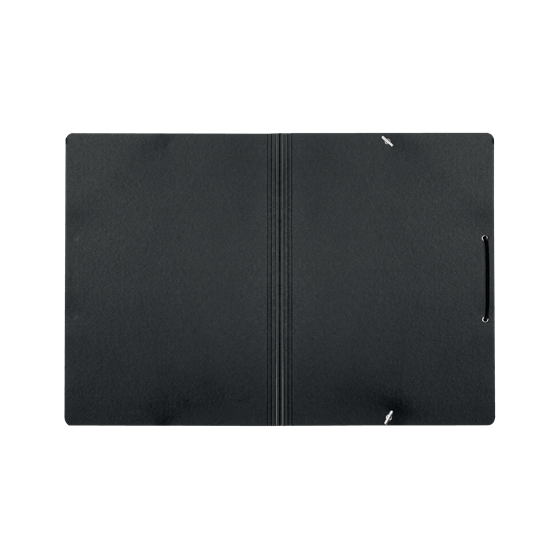 CARPETA DE CARTON CON GOMAS Y SIN SOLAPAS A4 RECYCLE 100% NEGRO LEITZ 39080095