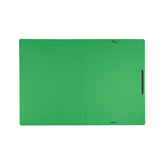 CARPETA DE CARTON CON GOMAS Y SIN SOLAPAS A4 RECYCLE 100% VERDE LEITZ 39080055