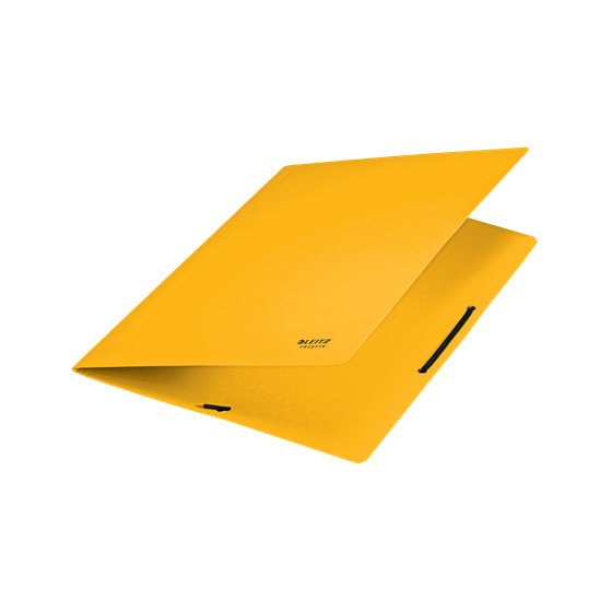 CARPETA DE CARTON CON GOMAS Y SIN SOLAPAS A4 RECYCLE 100% AMARILLO LEITZ 39080015