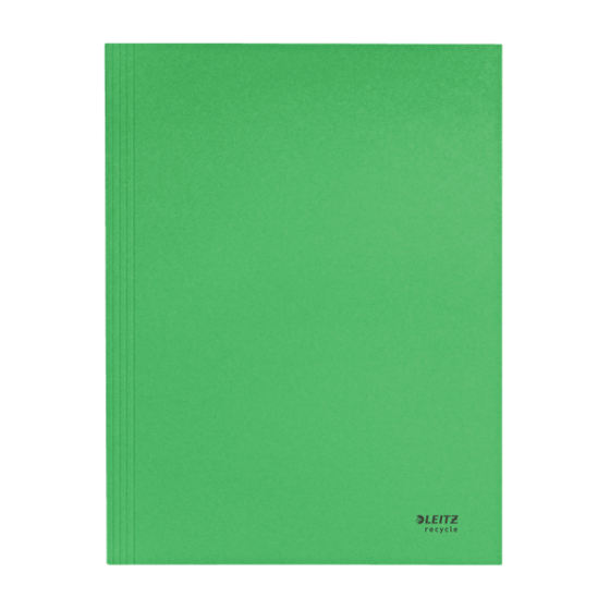 CARPETA CARTON 3 SOLAPAS A4 RECYCLE 100% VERDE LEITZ 39060055