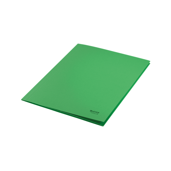 CARPETA CARTON 3 SOLAPAS A4 RECYCLE 100% VERDE LEITZ 39060055