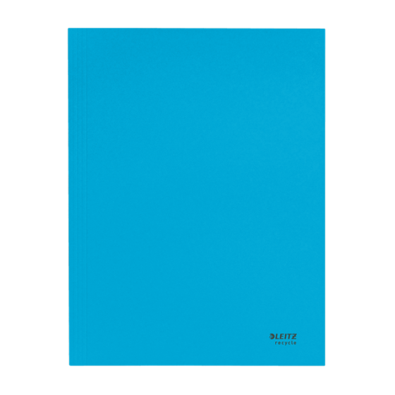 CARPETA CARTON 3 SOLAPAS A4 RECYCLE 100% AZUL LEITZ 39060035