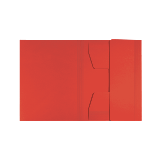 CARPETA CARTON 3 SOLAPAS A4 RECYCLE 100% ROJO LEITZ 39060025