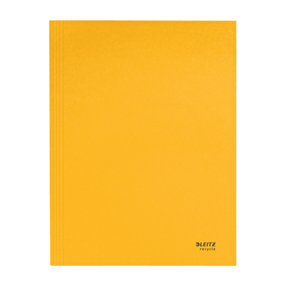 CARPETA CARTON 3 SOLAPAS A4 RECYCLE 100% AMARILLO LEITZ 39060015