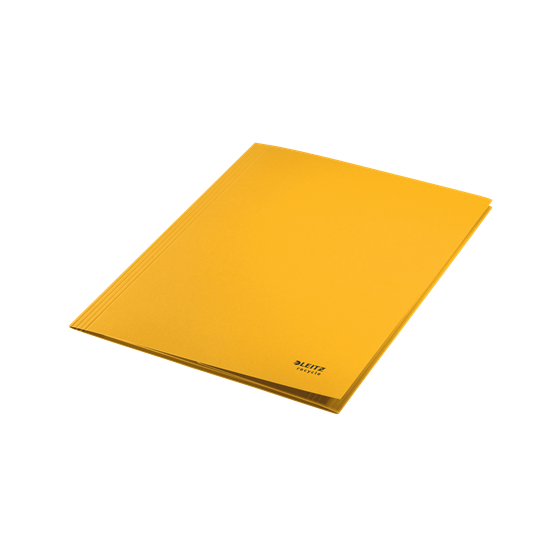 CARPETA CARTON 3 SOLAPAS A4 RECYCLE 100% AMARILLO LEITZ 39060015