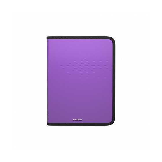 CARPETA POLIPROPILENO CON CREMALLERA DIAGONAL VIVID A4+ COLORES SURTIDOS ERICH KRAUSE 59223 (x4 unidades)
