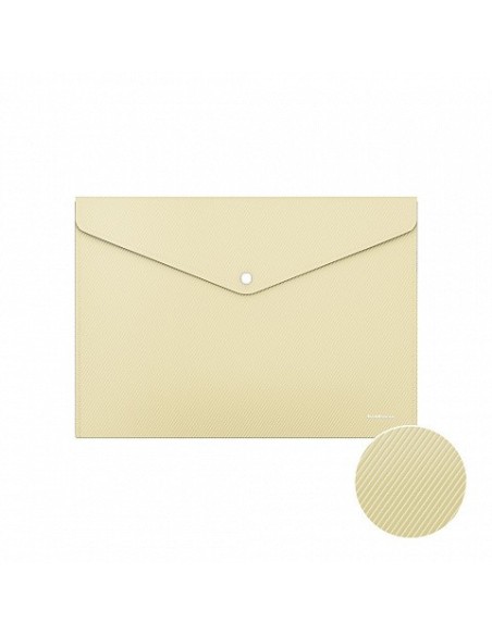 SOBRE BROCHE POLIPROPILENO OPACO A4 MATT PASTEL COLORES SURTIDOS ERICH KRAUSE 50322 (x12 unidades)