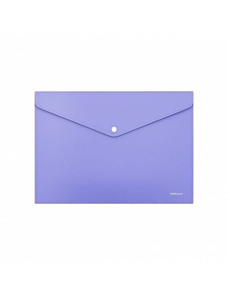 SOBRE BROCHE POLIPROPILENO OPACO A4 MATT PASTEL COLORES SURTIDOS ERICH KRAUSE 50322 (x12 unidades)