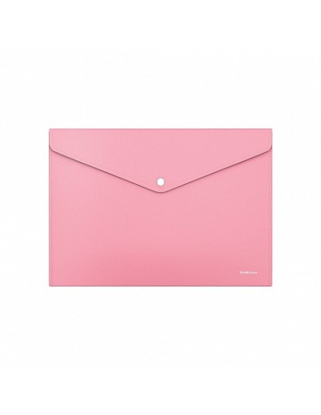 SOBRE BROCHE POLIPROPILENO OPACO A4 MATT PASTEL COLORES SURTIDOS ERICH KRAUSE 50322 (x12 unidades)