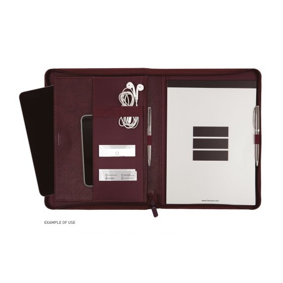 CARPETA CONGRESO PORTADOCUMENTOS CREMALLERA FOCUS A4 BURDEOS FINOCAM 5098074