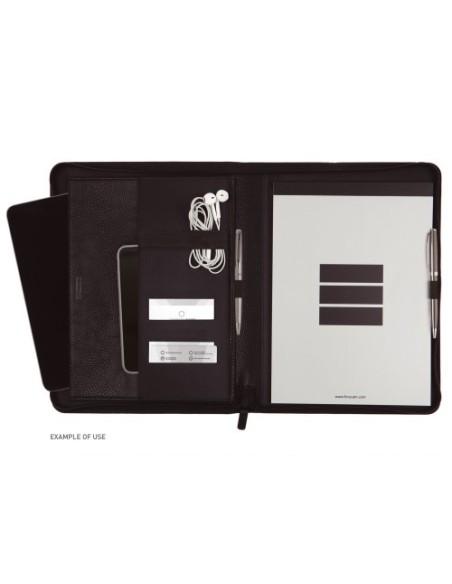 CARPETA CONGRESO PORTADOCUMENTOS CREMALLERA FOCUS A4 NEGRO FINOCAM 5098060