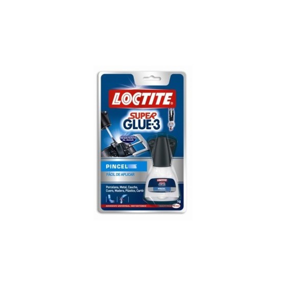 ADHESIVO INSTANTANEO SUPERGLUE3 BRUSH 5GR LOCTITE 2640969 (x15 unidades)