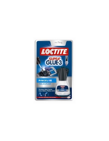 ADHESIVO INSTANTANEO SUPERGLUE3 BRUSH 5GR LOCTITE 2640969 (x15 unidades)