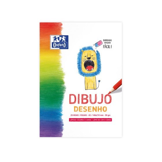KIT KIDS1 BLOCS DIBUJO+BLOC ACUARELA/TEMPERA+ESTUCHE KANGOO+TEMPERAS OXFORD 400169566