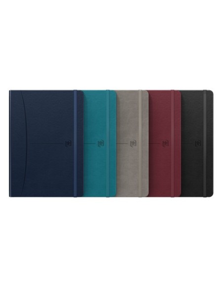 CUADERNO SIGNATURE A5 TAPA EXTRADURA 80H LISO COLORES SURTIDOS CLASICOS OXFORD 400163614 (x5 unidades)