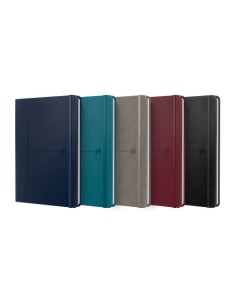 CUADERNO SIGNATURE A5 TAPA EXTRADURA 80H RAYADO HORIZONTAL COLORES SURTIDOS CLASICOS OXFORD 400163610 (x5 unidades)