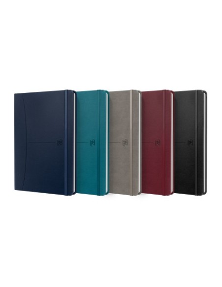 CUADERNO SIGNATURE A5 TAPA EXTRADURA 80H RAYADO HORIZONTAL COLORES SURTIDOS CLASICOS OXFORD 400163610 (x5 unidades)
