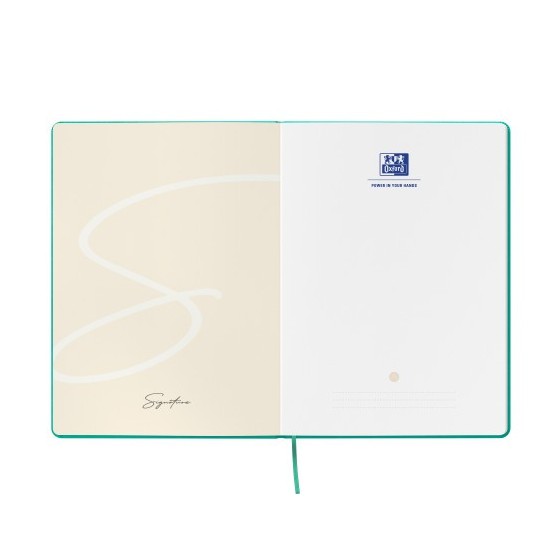 CUADERNO SIGNATURE A5 TAPA EXTRADURA 80H LISO COLORES SURTIDOS VIVOS OXFORD 400163615 (x5 unidades)