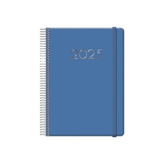 AGENDA 2025 DENVER DÍA PÁGINA 15 X 21 CM. COLOR AZUL MARINO DOHE 12721 - 24