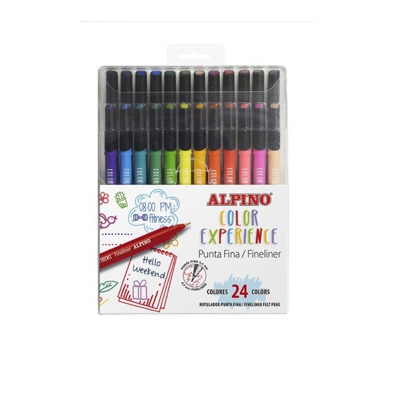 Alpino AR001039 rotulador Fino Multicolor 24 pieza(s)