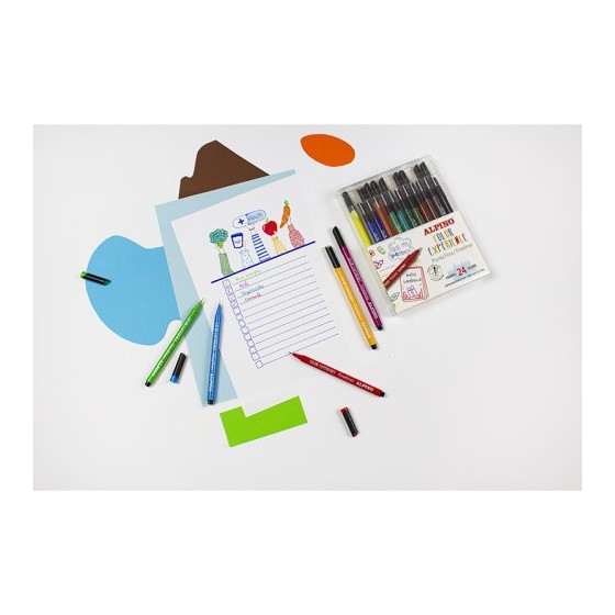 Alpino AR001039 rotulador Fino Multicolor 24 pieza(s)