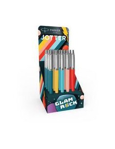 EXPOSITOR JOTTER ORIGINAL 20 BOLÍGRAFOS 70´S ROCK GLAM PARKER 2162143