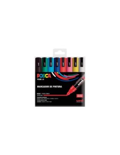 ESTUCHE 8 UDS. PC-5M BASIC POSCA UNIBALL 182634679