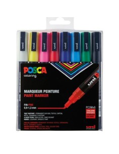 ESTUCHE 8 UDS. PC-3M BASIC POSCA UNIBALL 182634670