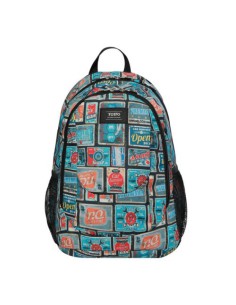 Totto Goctal mochila Mochila escolar Azul, Rojo Poliéster