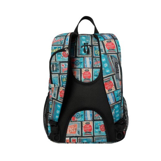 Totto Goctal mochila Mochila escolar Azul, Rojo Poliéster