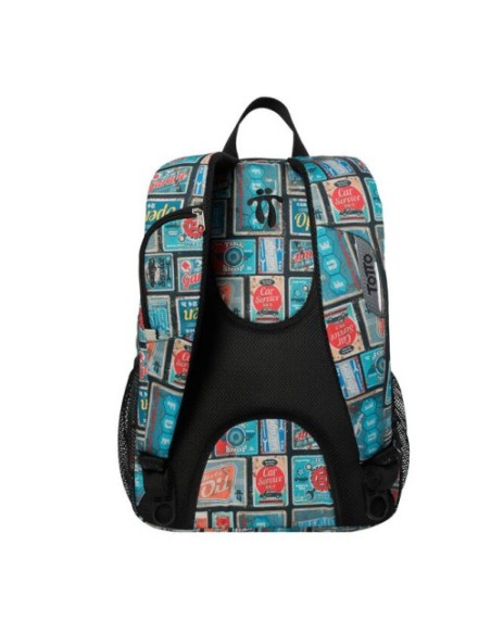 Totto Goctal mochila Mochila escolar Azul, Rojo Poliéster