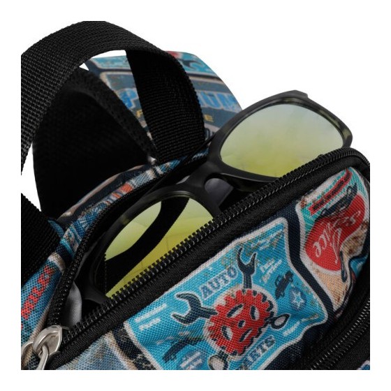 Totto Goctal mochila Mochila escolar Azul, Rojo Poliéster