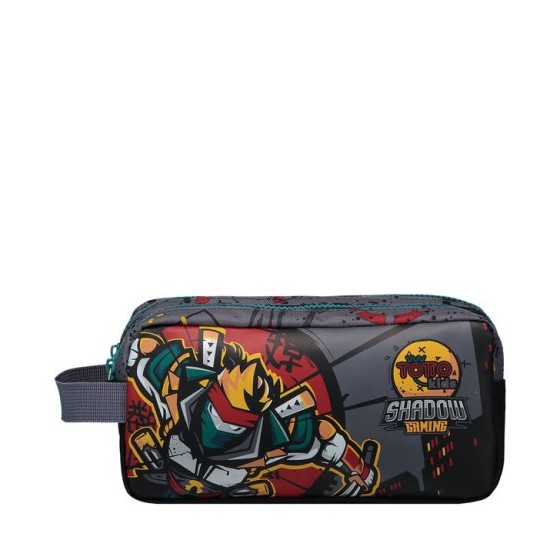Totto Kazumi Estuche suave Negro, Gris