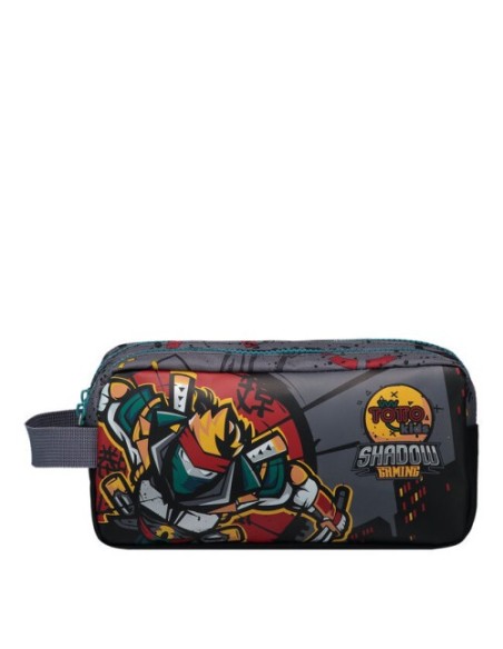 Totto Kazumi Estuche suave Negro, Gris