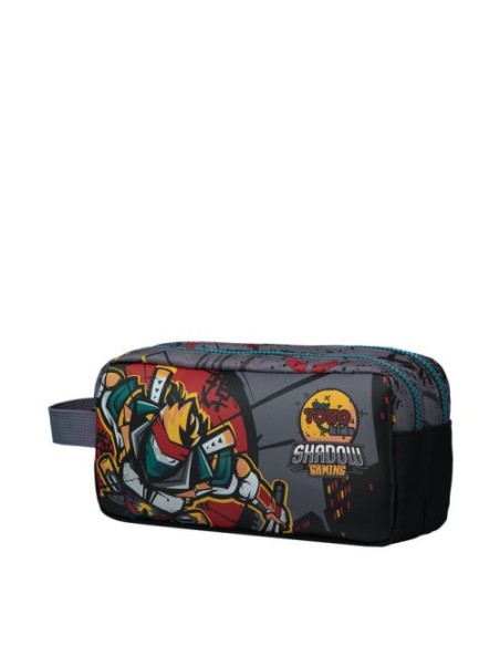 Totto Kazumi Estuche suave Negro, Gris