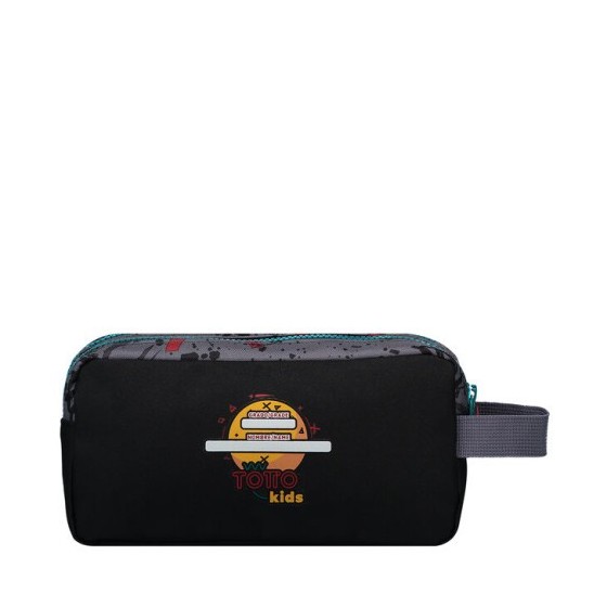 Totto Kazumi Estuche suave Negro, Gris