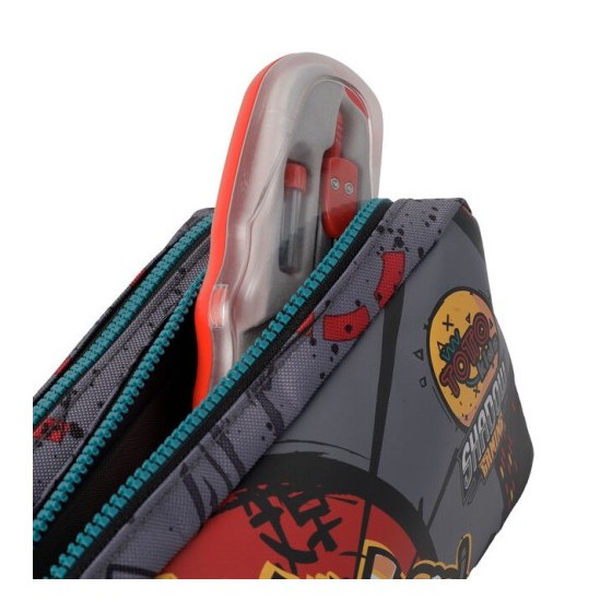 Totto Kazumi Estuche suave Negro, Gris
