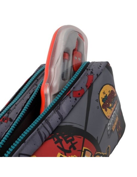 Totto Kazumi Estuche suave Negro, Gris