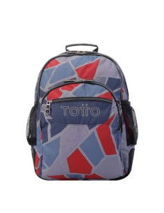 Totto Crayoles mochila Mochila escolar Gris, Rojo Poliéster