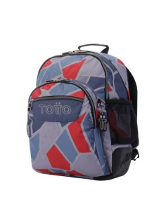 Totto Crayoles mochila Mochila escolar Gris, Rojo Poliéster 2