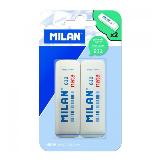 BLÍSTER 2 GOMAS NATA(R) 612 BISELADAS MILAN BPM9208