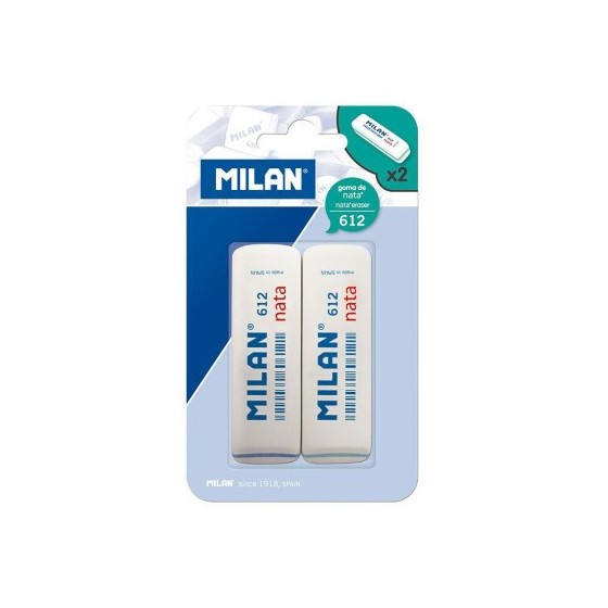 BLÍSTER 2 GOMAS NATA(R) 612 BISELADAS MILAN BPM9208