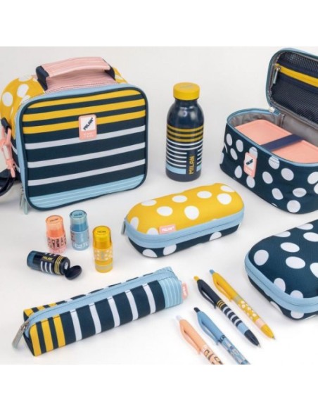 Milan 4725116SM sacapuntas Sacapuntas manual Azul, Azul claro, Marina, Rosa