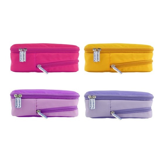 Lagart Portatodo Rectangular Colorblock Multi-bolsillos
